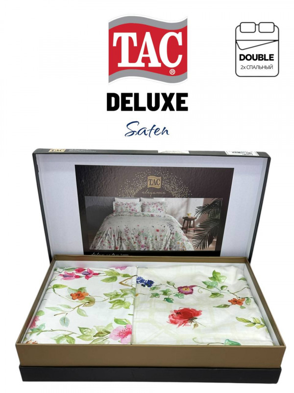 Tac Lonzo yesil Deluxe saten | Постельное белье сатин делюкс